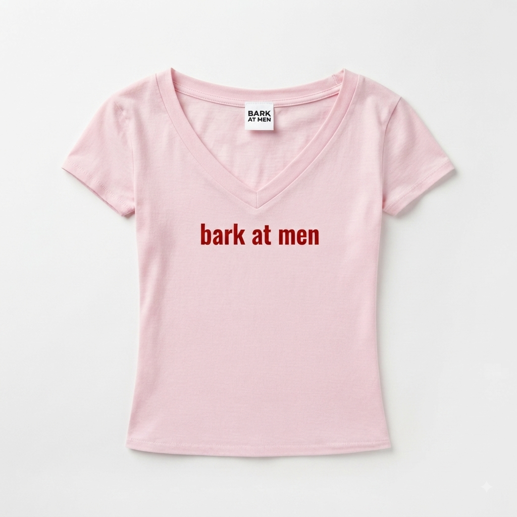 [bark at men]
